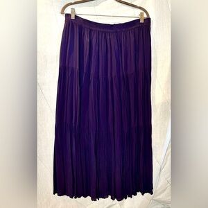 Indira Purple Large Broomstick Skirt EUC Western Cowgirl Dance